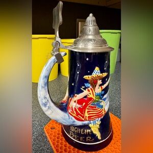 Beer Stein Miller High Life:  “Girl In The Moon”